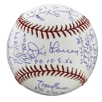 Perfect Game Multi-Signed Baseball with 17 Signatures including Sandy Koufax – PSA/DNA 